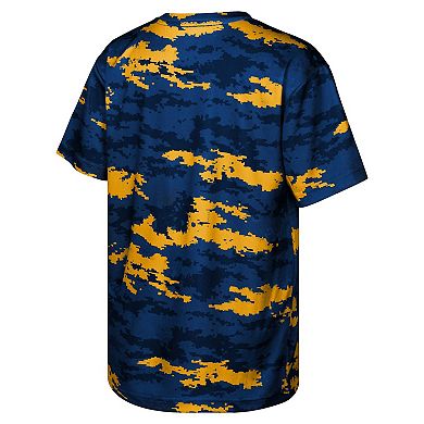 Youth Navy West Virginia Mountaineers Scrimmage T-Shirt