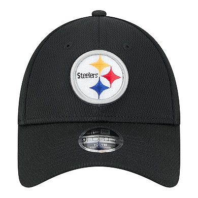 Toddler New Era Black Pittsburgh Steelers Main 9FORTY Adjustable Hat