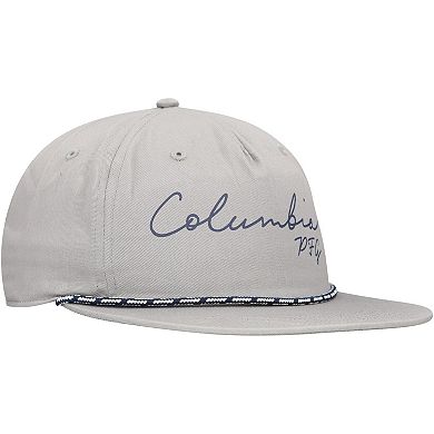 Men's Columbia Gray Dallas Cowboys PHG Back Tack Adjustable Hat