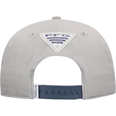 Men's Columbia Gray Dallas Cowboys PHG Back Tack Adjustable Hat