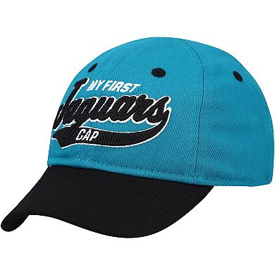 Infant Teal/Black Jacksonville Jaguars My First Tail Sweep Slouch Flex Hat