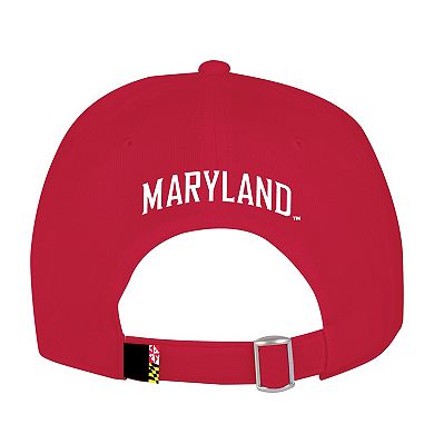 Men's Under Armour Red Maryland Terrapins Sideline Blitzing Accent Adjustable Hat