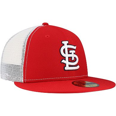 Chapeau ajusté New Era St Louis Cardinals bleu marine et