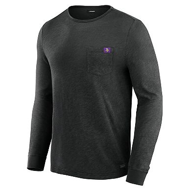 Men's J. Palmer Black Minnesota Vikings In-The-Pocket Long Sleeve T-Shirt