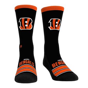 Unisex Rock Em Socks Cincinnati Bengals Gametime Stripe Crew Socks