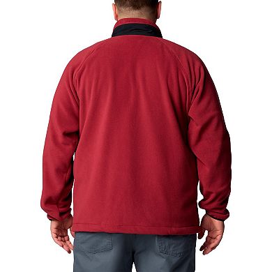 Men's Columbia Garnet Florida State Seminoles Big & Tall Flanker�� IV Fleece Raglan Full-Zip Jacket