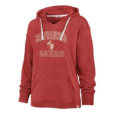 Women's Profile Scarlet San Francisco 49ers Plus Size Kennedy Pullover Hoodie