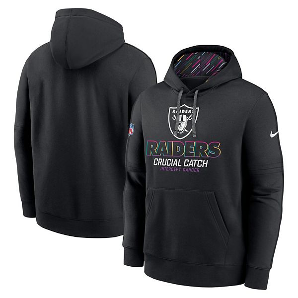 Men s Nike Black Las Vegas Raiders 2024 NFL Crucial Catch Club Pullover Hoodie