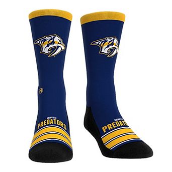 Unisex Rock Em Socks Nashville Predators Gametime Stripe Crew Socks