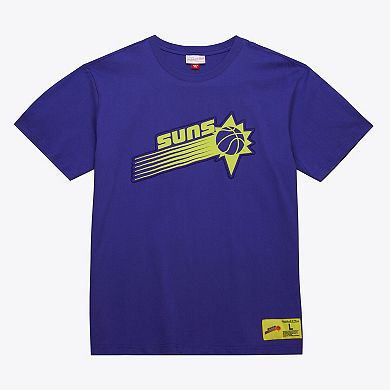 Men's Mitchell & Ness Purple Phoenix Suns Hardwood Classics Neon Nights Premium T-Shirt