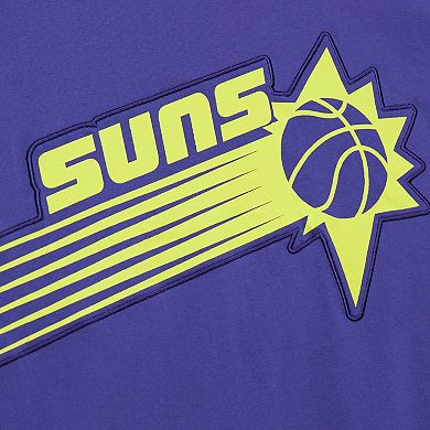 Men's Mitchell & Ness Purple Phoenix Suns Hardwood Classics Neon Nights Premium T-Shirt