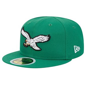 Youth New Era Kelly Green Philadelphia Eagles Main 59FIFTY Fitted Hat