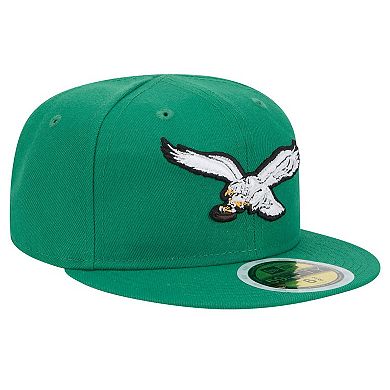 Youth New Era Kelly Green Philadelphia Eagles Main 59FIFTY Fitted Hat