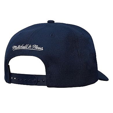 Men's Mitchell & Ness Navy Columbus Blue Jackets Core Team Ground Pro Adjustable Hat