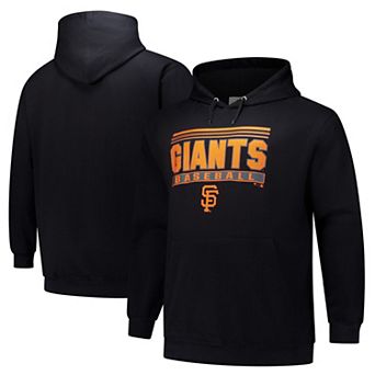 Men's Black San Francisco Giants Stack Fleece Pullover Hoodie