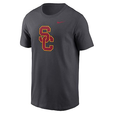 Men's Nike Anthracite USC Trojans Primetime Evergreen Logo T-Shirt