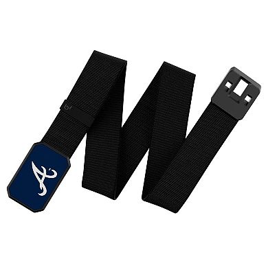 Groove Life Black Atlanta Braves Belt with Team Color Buckle