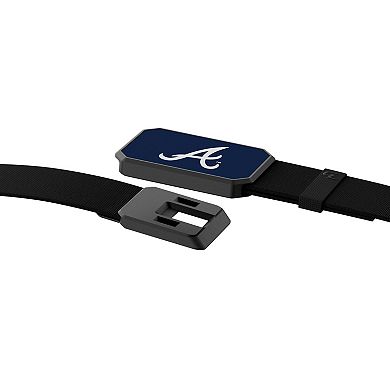 Groove Life Black Atlanta Braves Belt with Team Color Buckle