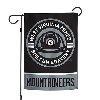 WinCraft West Virginia Mountaineers 12'' x 18'' Built On Bravery Double-Sided Garden Flag