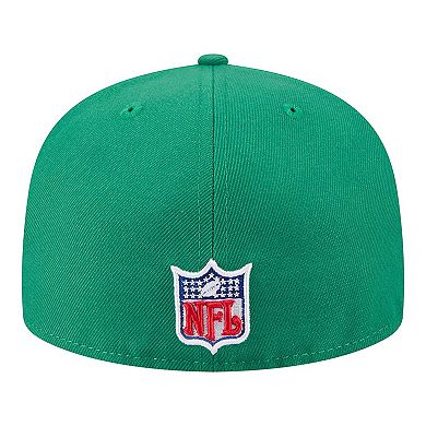 Men's New Era Kelly Green Philadelphia Eagles Main 59FIFTY Fitted Hat