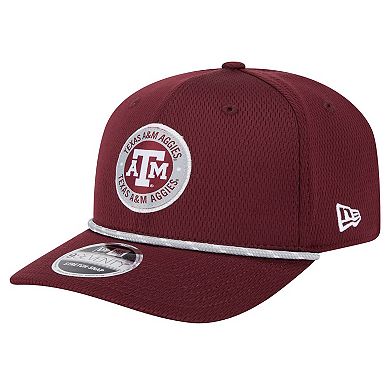 Men's New Era Maroon Texas A&M Aggies COOLERA 9SEVENTY Rope Stretch-Snap Hat