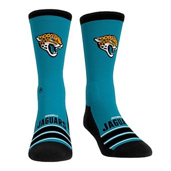 Unisex Rock Em Socks Jacksonville Jaguars Gametime Stripe Crew Socks