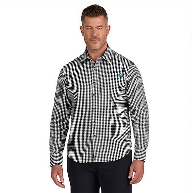 Men's J. Palmer Black Miami Dolphins Dual Threat Long Sleeve Button-Up Shirt