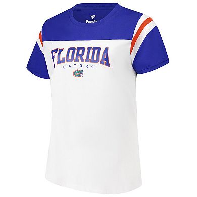 Women's Fanatics White Florida Gators Plus Size Winning Gear T-Shirt