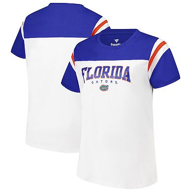 Women's Fanatics White Florida Gators Plus Size Winning Gear T-Shirt