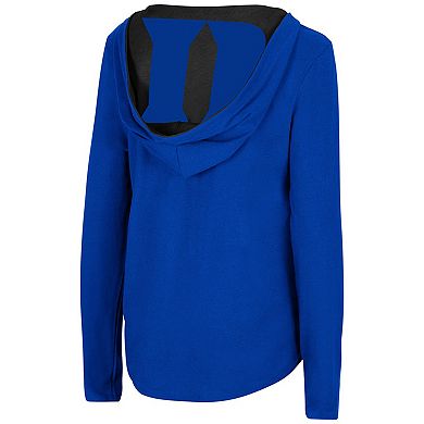 Women's Colosseum Royal Duke Blue Devils Catalina Hoodie Long Sleeve T-Shirt