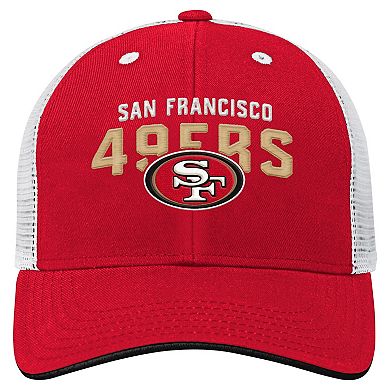 Preschool Scarlet San Francisco 49ers Core Lockup Trucker Adjustable hat