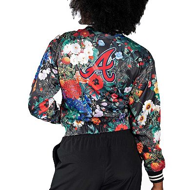 Women's Lusso Black Atlanta Braves Marissa Full-Zip Jacket