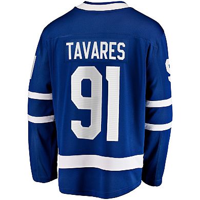 Men's Fanatics John Tavares Blue Toronto Maple Leafs Home Breakaway Player Jersey