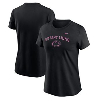 Women's Nike Black Penn State Nittany Lions Throwback T-Shirt