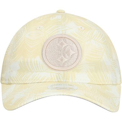 Women's New Era Cream Pittsburgh Steelers Frond 9TWENTY Adjustable Hat
