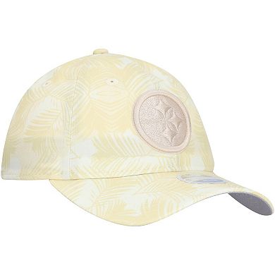 Women's New Era Cream Pittsburgh Steelers Frond 9TWENTY Adjustable Hat