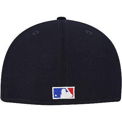 Men's New Era Navy Minnesota Twins Duo Logo 2.0 59FIFTY Fitted Hat