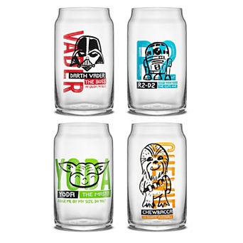 Star Wars Now Playing 4 pc Glass Tumbler Set