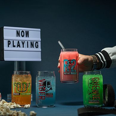 Star Wars Now Playing 4-piece Glass Tumbler Set