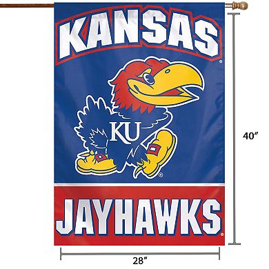 "WinCraft Kansas Jayhawks 28"" x 40"" Primary Logo Single-Sided Vertical Banner"