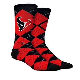 Unisex Rock Em Socks Houston Texans Argyle Knitted Dress Socks