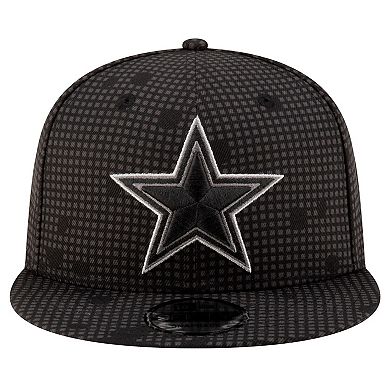 Men's New Era Graphite Dallas Cowboys Midnight Ink Pop Outline 9FIFTY Snapback Hat