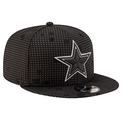 Men's New Era Graphite Dallas Cowboys Midnight Ink Pop Outline 9FIFTY Snapback Hat