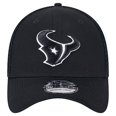 Men's New Era Black Houston Texans Main Neo 39THIRTY Flex Hat