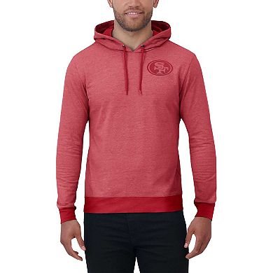Men's Darius Rucker Collection by Fanatics Scarlet San Francisco 49ers Tonal Knit Pullover Hoodie