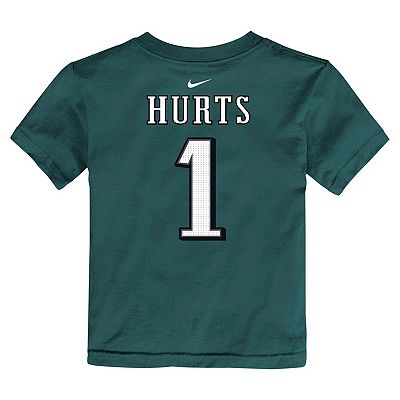 Toddler Nike Jalen Hurts Green Philadelphia Eagles Player Name Number T Shirt