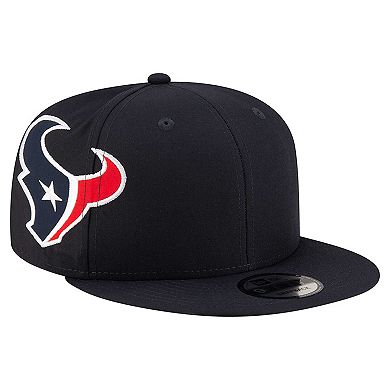 Men's New Era Navy Houston Texans Helmet 9FIFTY Snapback Hat