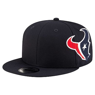 Men's New Era Navy Houston Texans Helmet 9FIFTY Snapback Hat