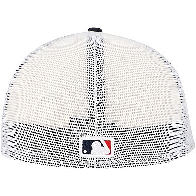 Men's New Era Navy Minnesota Twins Team Color 59FIFTY Trucker Fitted Hat