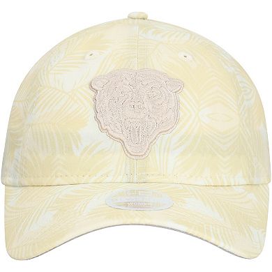 Women's New Era Cream Chicago Bears Frond 9TWENTY Adjustable Hat